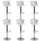 Modern Style Counter Stool Adjustable Height Stool with Footrest