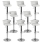 Modern Style Counter Stool Adjustable Height Stool with Footrest
