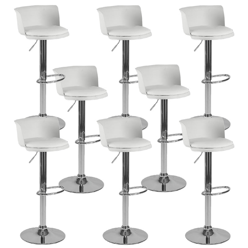 Modern Style Counter Stool Adjustable Height Stool with Footrest