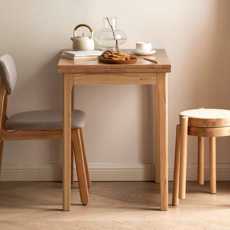 Contemporary Rectangle Dining Table Solid Wood Dining Room Table
