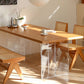 Solid Wood Dinette Table Contemporary Rectangle Dining Room Table