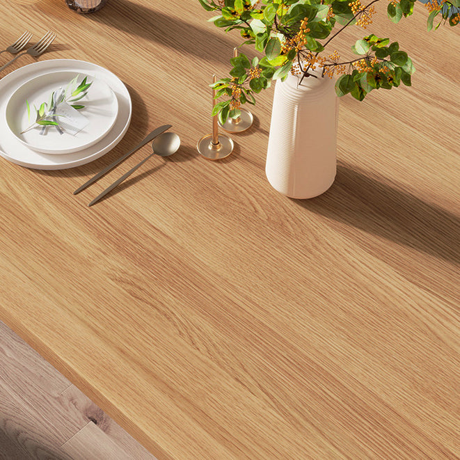 Solid Wood Dinette Table Contemporary Rectangle Dining Room Table