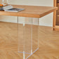 Solid Wood Dinette Table Contemporary Rectangle Dining Room Table