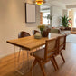 Solid Wood Dinette Table Contemporary Rectangle Dining Room Table