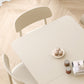 White Rectangle Dining Room Table Modern Dinner Room Kitchen Table Clearhalo 'Dining Tables & Seating' 'Dining Tables' 'dining_table' 'furn' 'furn_dining_table' 'Furniture' 'Kitchen & Dining Furniture' 7470402