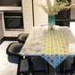 Wood Base Table Rectangle Dining Table for Kitchen Dining Room