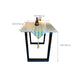 Wood Base Table Rectangle Dining Table for Kitchen Dining Room