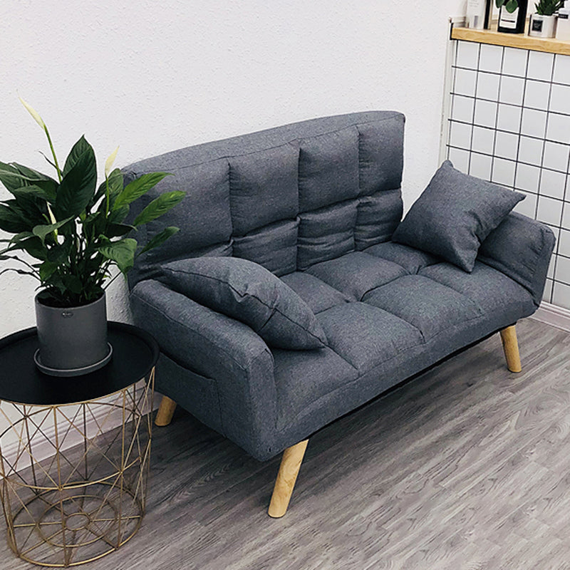 Adjustable Sofa Stationary Square Arm Seating for Living Room Clearhalo 'furn' 'furn_sofas' 'Furniture' 'Living Room Furniture' 'Sofa' 'sofas' 7470535