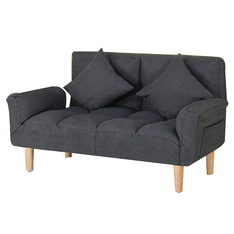 Adjustable Sofa Stationary Square Arm Seating for Living Room Clearhalo 'furn' 'furn_sofas' 'Furniture' 'Living Room Furniture' 'Sofa' 'sofas' 7470537