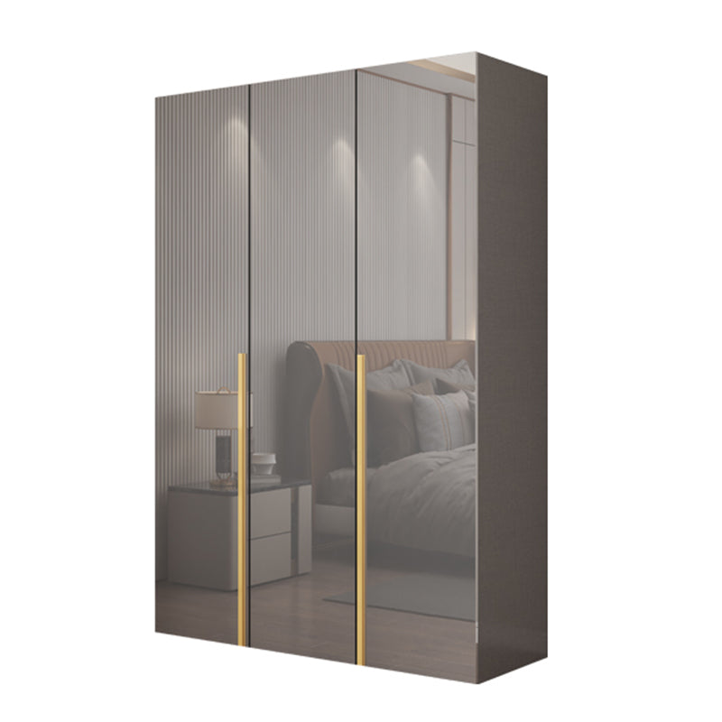 Engineered Wood Wardrobe Closet with Shelves Modern Wardrobe Cabinet for Home Armoire 47"L x 22"W x 79"H Clearhalo 'Armoires & Wardrobes' 'armoires_wardrobes' 'Bedroom Furniture' 'furn' 'furn_armoires_wardrobes' 'Furniture' 7471239