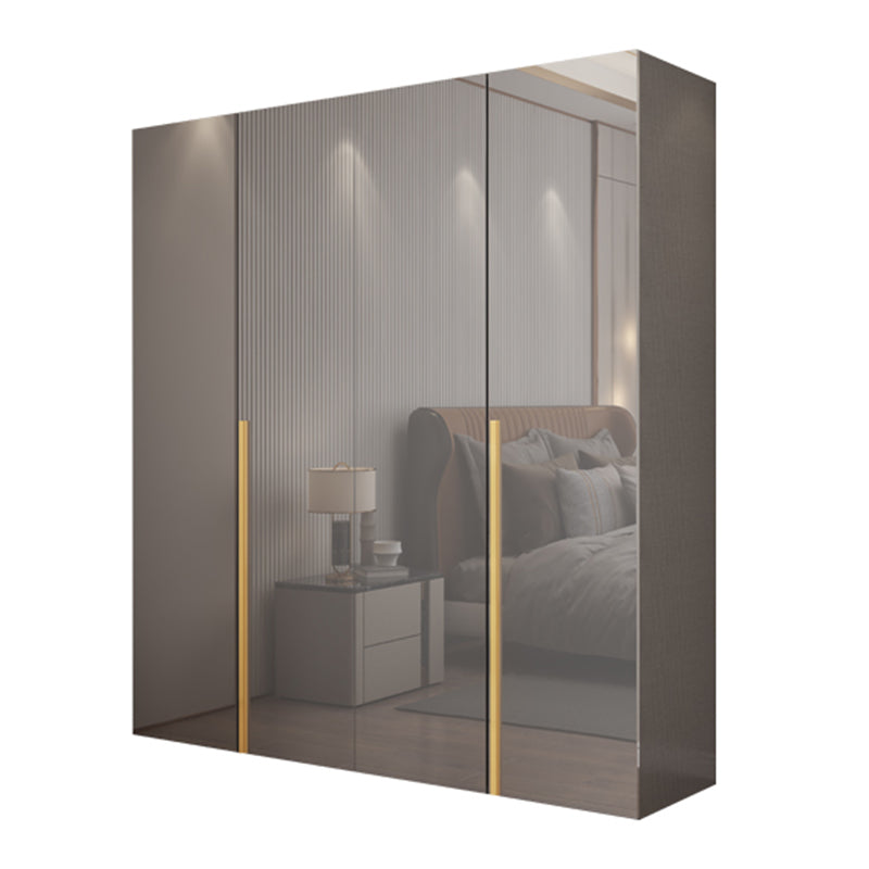 Engineered Wood Wardrobe Closet with Shelves Modern Wardrobe Cabinet for Home Armoire Clearhalo 'Armoires & Wardrobes' 'armoires_wardrobes' 'Bedroom Furniture' 'furn' 'furn_armoires_wardrobes' 'Furniture' 7471241