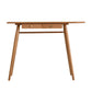 Mesa de comedor de bar contemporánea, mesa de bar rectangular de madera para cocina