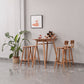 Mesa de comedor de bar contemporánea, mesa de bar rectangular de madera para cocina
