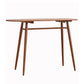 Mesa de comedor de bar contemporánea, mesa de bar rectangular de madera para cocina