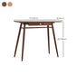 Mesa de comedor de bar contemporánea, mesa de bar rectangular de madera para cocina