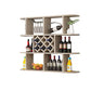 Modern Hanging Wine Bottle Holder Wooden Kitchen Wine Rack Bottle 47"L x 9"W x 40.5"H Natural 1 Piece Clearhalo 'furn' 'furn_wine_racks' 'Furniture' 'Kitchen & Dining Furniture' 'Wine Racks' 'wine_racks' 7471469