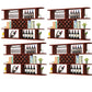 Modern Hanging Wine Bottle Holder Wooden Kitchen Wine Rack Bottle 63"L x 9.1"W x 40.6"H Brown 4 Piece Set Clearhalo 'furn' 'furn_wine_racks' 'Furniture' 'Kitchen & Dining Furniture' 'Wine Racks' 'wine_racks' 7471480