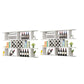 Modern Hanging Wine Bottle Holder Wooden Kitchen Wine Rack Bottle 63"L x 9.1"W x 40.6"H White 2 Piece Set Clearhalo 'furn' 'furn_wine_racks' 'Furniture' 'Kitchen & Dining Furniture' 'Wine Racks' 'wine_racks' 7471491