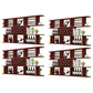 Modern Hanging Wine Bottle Holder Wooden Kitchen Wine Rack Bottle 71"L x 9"W x 41"H Brown 4 Piece Set Clearhalo 'furn' 'furn_wine_racks' 'Furniture' 'Kitchen & Dining Furniture' 'Wine Racks' 'wine_racks' 7471519