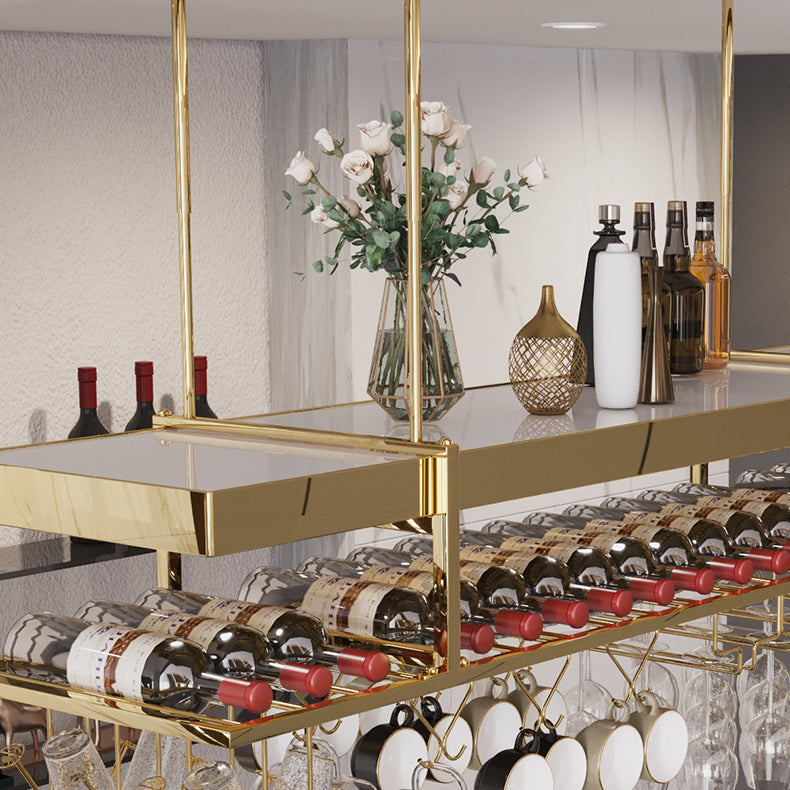 Modern Hanging Wine Rack Bottle Metal Kitchen Wine Bottle Holder Clearhalo 'furn' 'furn_wine_racks' 'Furniture' 'Kitchen & Dining Furniture' 'Wine Racks' 'wine_racks' 7471545