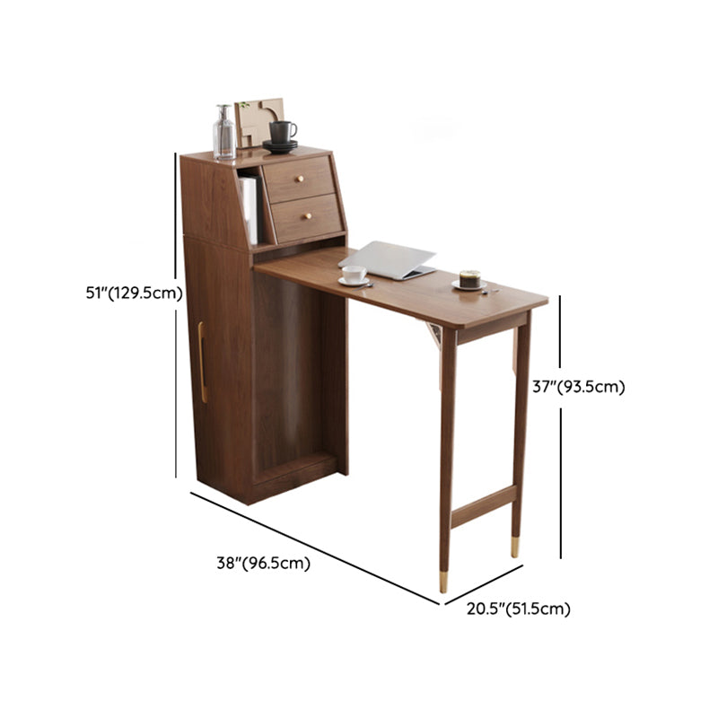 Modern Wood Rectangle Counter Table 2/3 Pieces Bar Table Set for Living Room