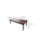 Mesa de comedor rectangular Mesa de madera de cerezo para cocina comedor