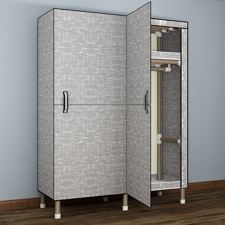 Telaio metallico autoportante a pieghevole per il guardaroba multifunzionale per camera da letto