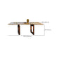Rectangle Sled Base Dining Room Table Contemporary Dining Table Clearhalo 'Dining Tables & Seating' 'Dining Tables' 'dining_table' 'furn' 'furn_dining_table' 'Furniture' 'Kitchen & Dining Furniture' 7471767
