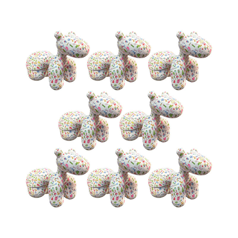 Creative Kid's Dining Chair Upholstered Pony Dining Chair for Home 8 Piece Set Clearhalo 'Dining Chairs' 'Dining Tables & Seating' 'dining_chair' 'furn' 'furn_dining_chair' 'Furniture' 'Kitchen & Dining Furniture' 7471776