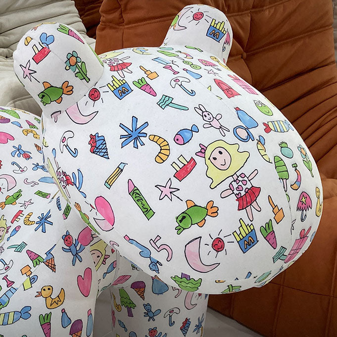 Creative Kid's Dining Chair Upholstered Pony Dining Chair for Home Clearhalo 'Dining Chairs' 'Dining Tables & Seating' 'dining_chair' 'furn' 'furn_dining_chair' 'Furniture' 'Kitchen & Dining Furniture' 7471779