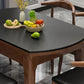 Eigentijdse keuken eettafel Houten eettafel met bladverlenging
