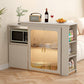 Modern Rectangle Bar Table Set 1/3 Pcs Rotatable Swivel Bar Table with Stools