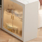 Modern Rectangle Bar Table Set 1/3 Pcs Rotatable Swivel Bar Table with Stools