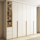 Modern Artificial Wood Wardrobe Freestanding Wardrobe in White Clearhalo 'Armoires & Wardrobes' 'armoires_wardrobes' 'Bedroom Furniture' 'furn' 'furn_armoires_wardrobes' 'Furniture' 7472075