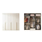 Modern Artificial Wood Wardrobe Freestanding Wardrobe in White Clearhalo 'Armoires & Wardrobes' 'armoires_wardrobes' 'Bedroom Furniture' 'furn' 'furn_armoires_wardrobes' 'Furniture' 7472079