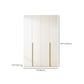 Modern Artificial Wood Wardrobe Freestanding Wardrobe in White Clearhalo 'Armoires & Wardrobes' 'armoires_wardrobes' 'Bedroom Furniture' 'furn' 'furn_armoires_wardrobes' 'Furniture' 7472101