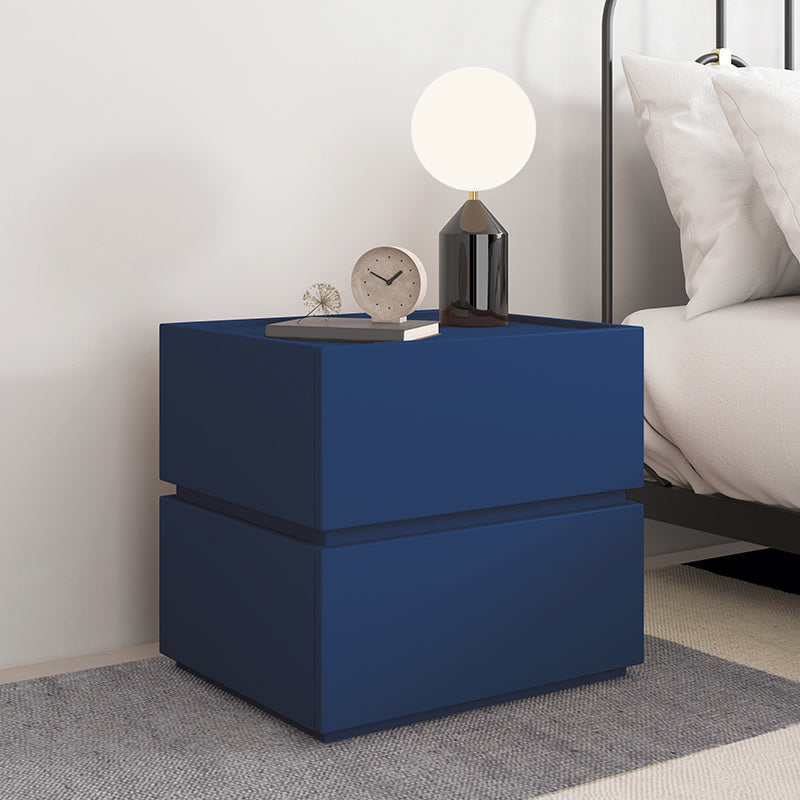 引き出し付きの木製ナイトテーブルコンテンポラリーベッドサイドキャビネット