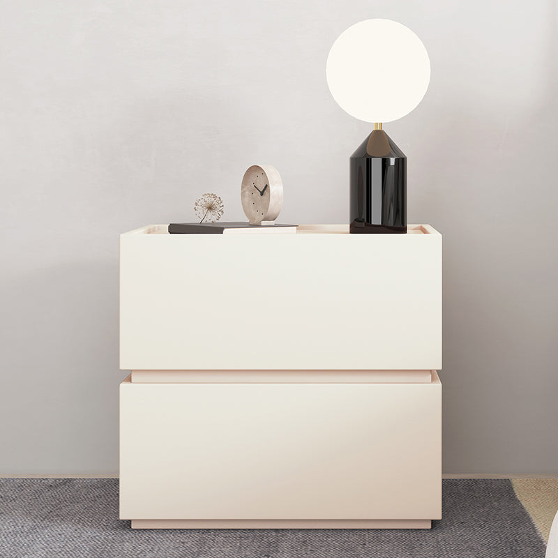 引き出し付きの木製ナイトテーブルコンテンポラリーベッドサイドキャビネット
