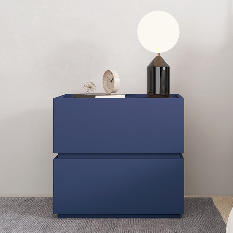 引き出し付きの木製ナイトテーブルコンテンポラリーベッドサイドキャビネット