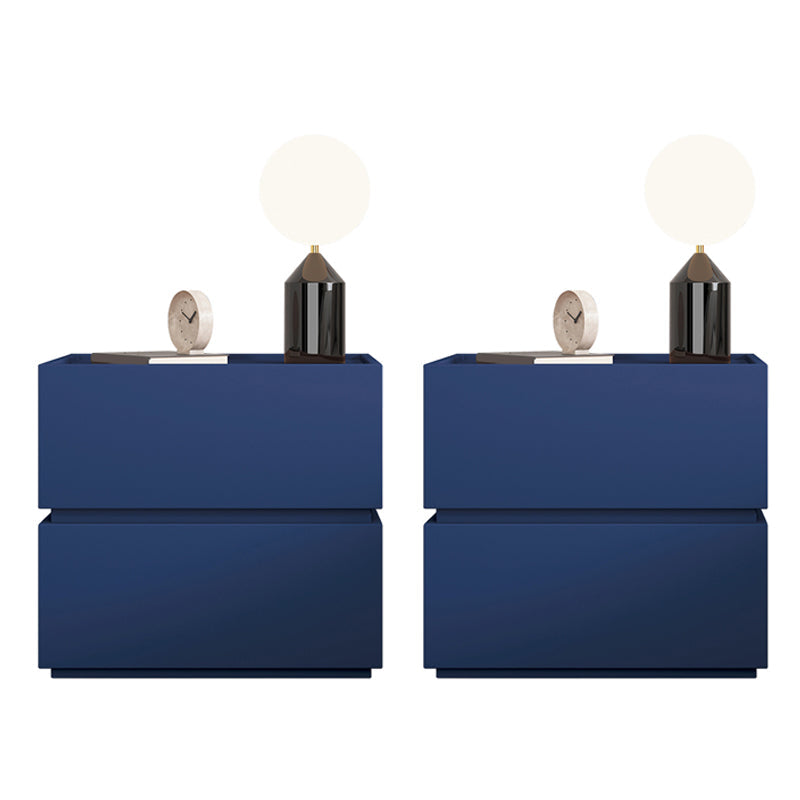 Table de nuit en bois armoire au chevet contemporain avec tiroirs