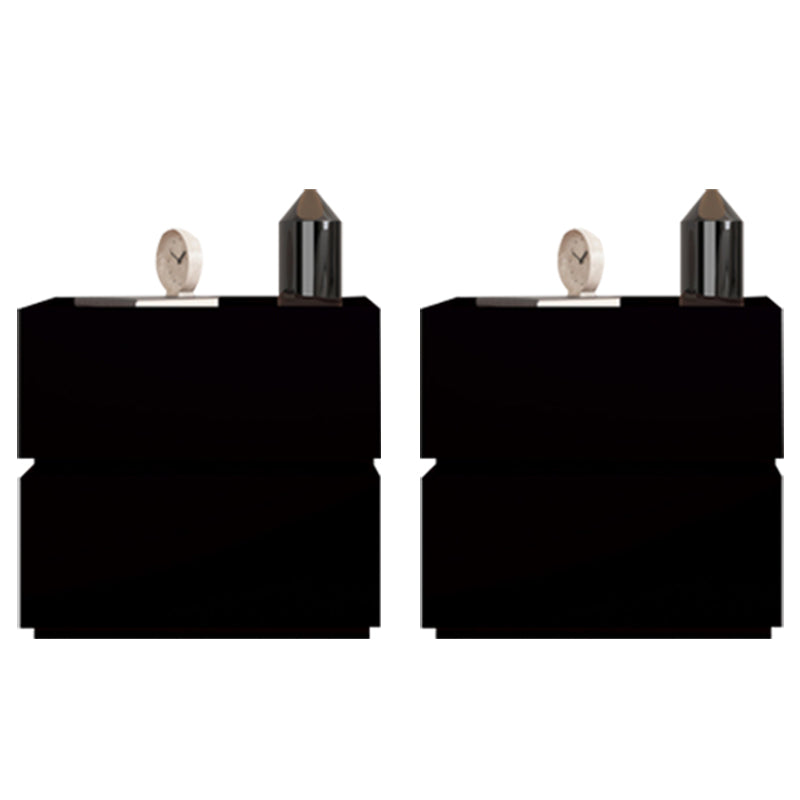 引き出し付きの木製ナイトテーブルコンテンポラリーベッドサイドキャビネット