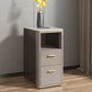 Nightstand de lit en pierre classique Glam Accent Table table de nuit pour chambre à coucher