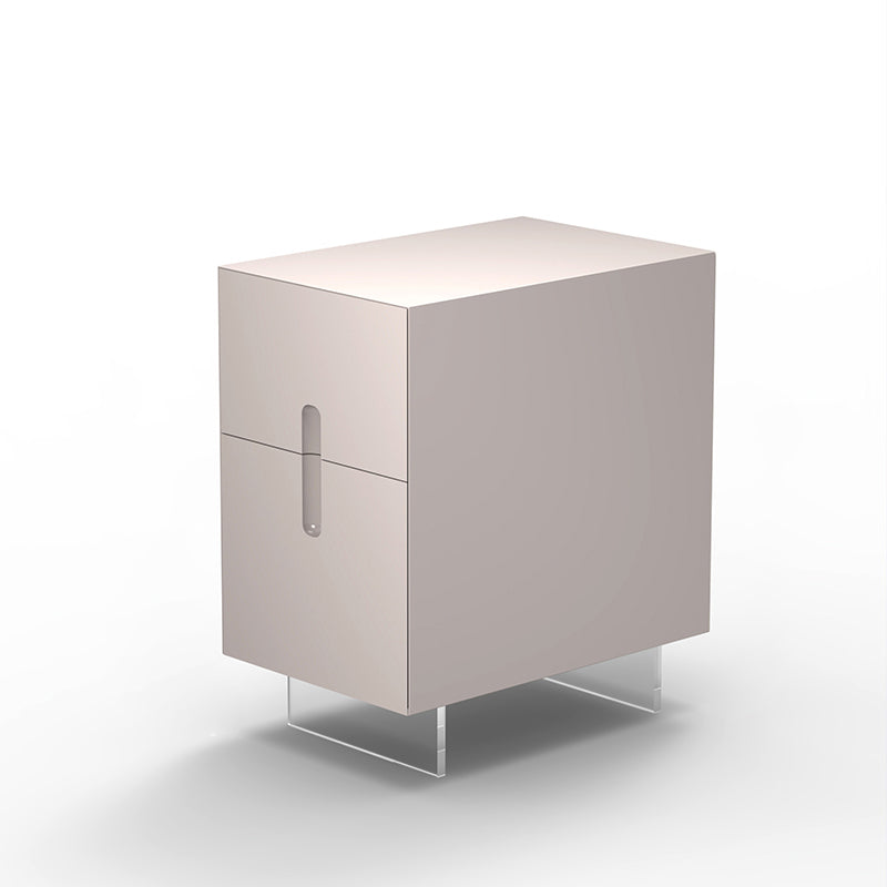 Table de nuit contemporaine armoire au chevet en bois avec tiroirs