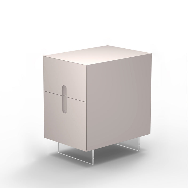 Table de nuit contemporaine armoire au chevet en bois avec tiroirs