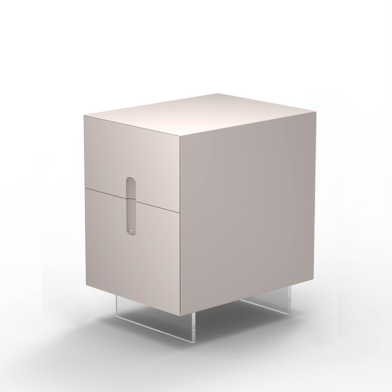 Table de nuit contemporaine armoire au chevet en bois avec tiroirs