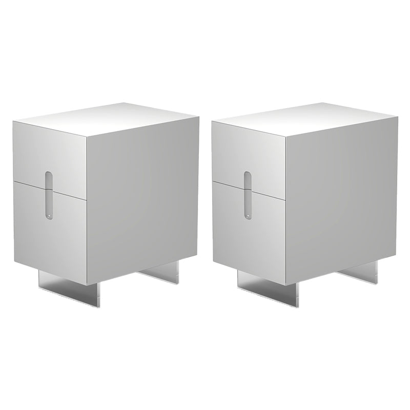 Table de nuit contemporaine armoire au chevet en bois avec tiroirs