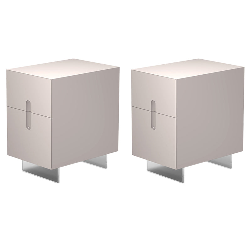 Table de nuit contemporaine armoire au chevet en bois avec tiroirs