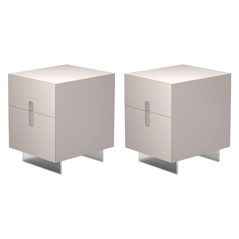 Table de nuit contemporaine armoire au chevet en bois avec tiroirs