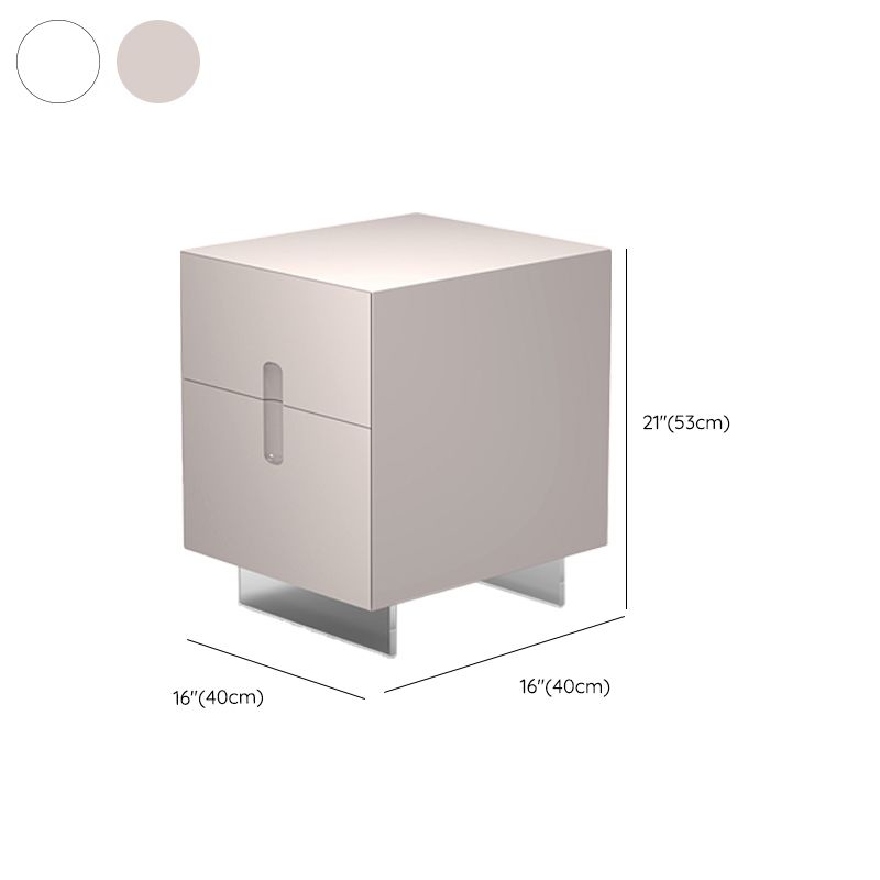 Table table de nuit moderne en bois table de chevet de table avec tiroirs