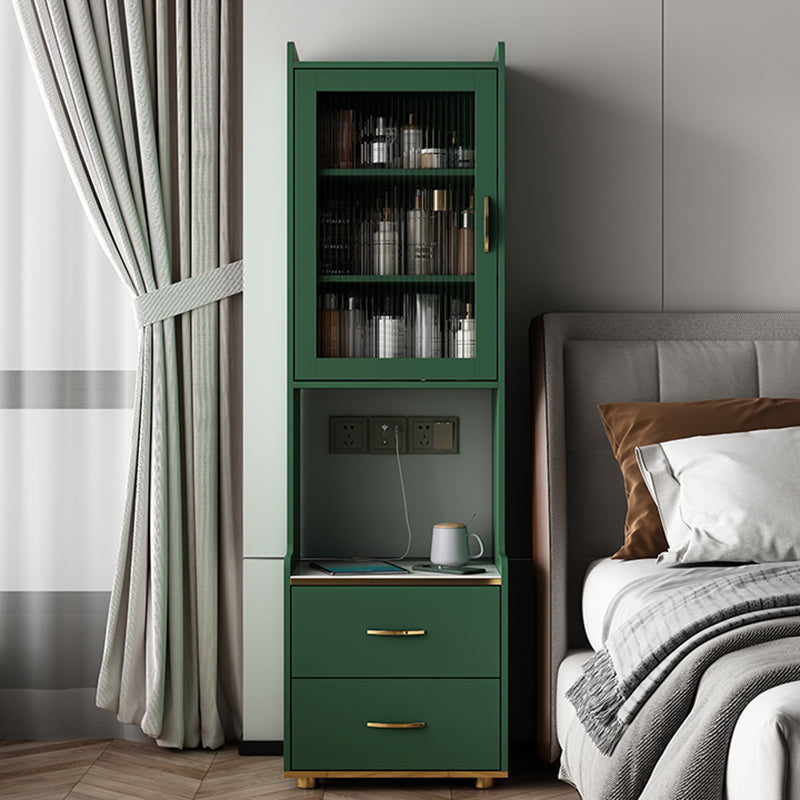 Night-tands de lit en bois faux en bois moderne avec tiroirs